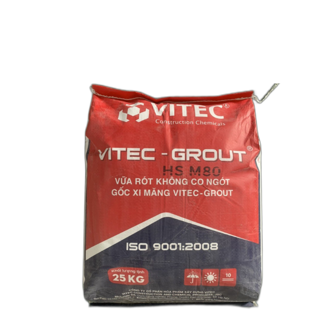 VITEC® GROUT-HS M80 – Vữa rót không co ngót gốc xi măng, cường độ cao