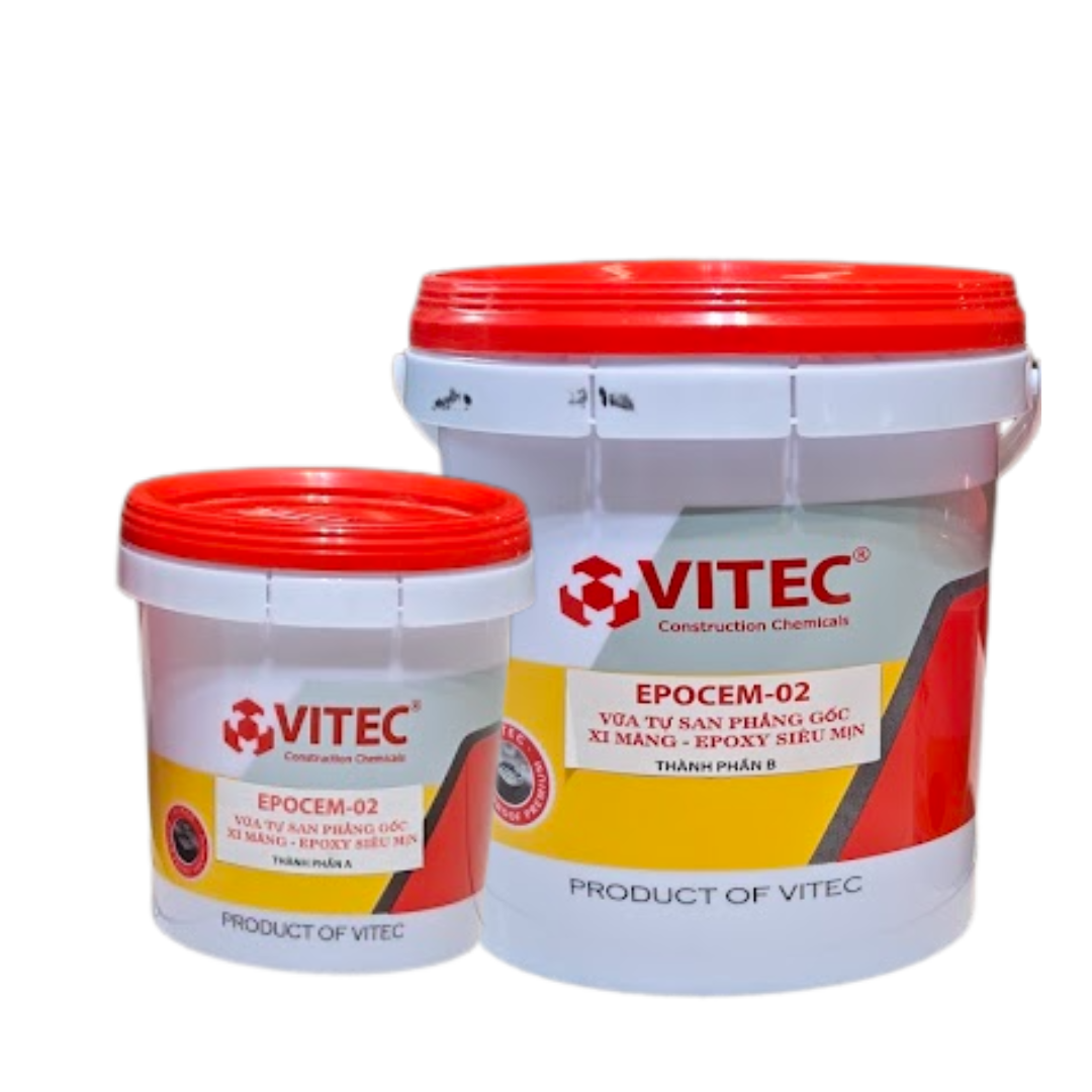 VITEC® EPOCEM-02 – Vữa tự san phẳng gốc xi măng – epoxy siêu mịn