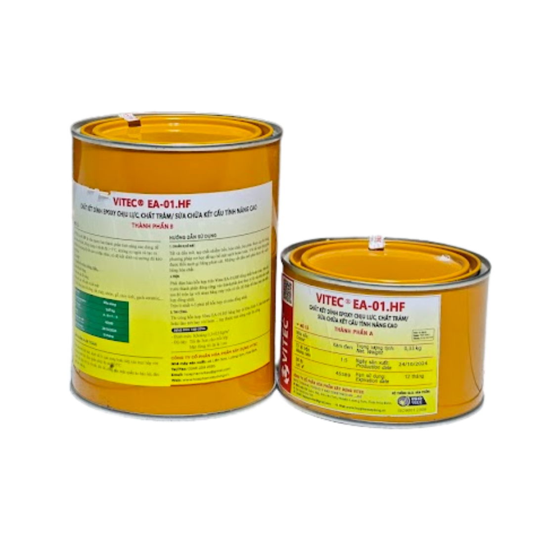 VITEC®EA-01.HF – Chất kết dính epoxy chịu lực, chất trám/sửa chữa kết cấu tính năng cao
