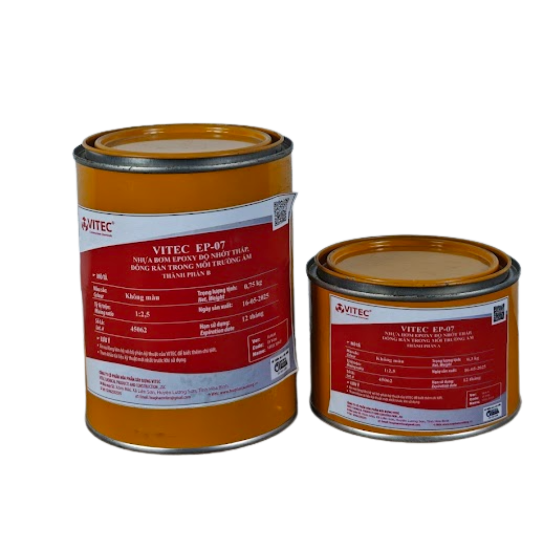 VITEC® EP-07 – Nhựa bơm epoxy độ nhớt thấp, đóng rắn trong môi trường ẩm